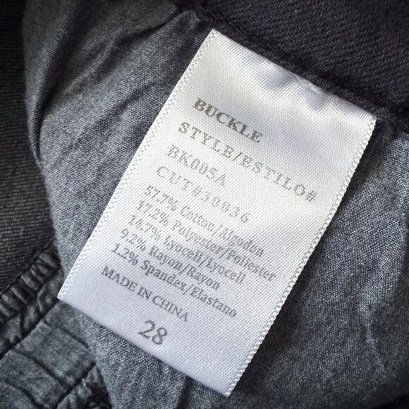 BKE Buckle Pants Women's Sz 28 Blue Navy Casual Straight leg Ankle Office Causal - Picture 4 of 12